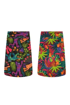 Aluula Long Reversible Button Skirt