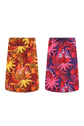Aluula Long Reversible Button Skirt