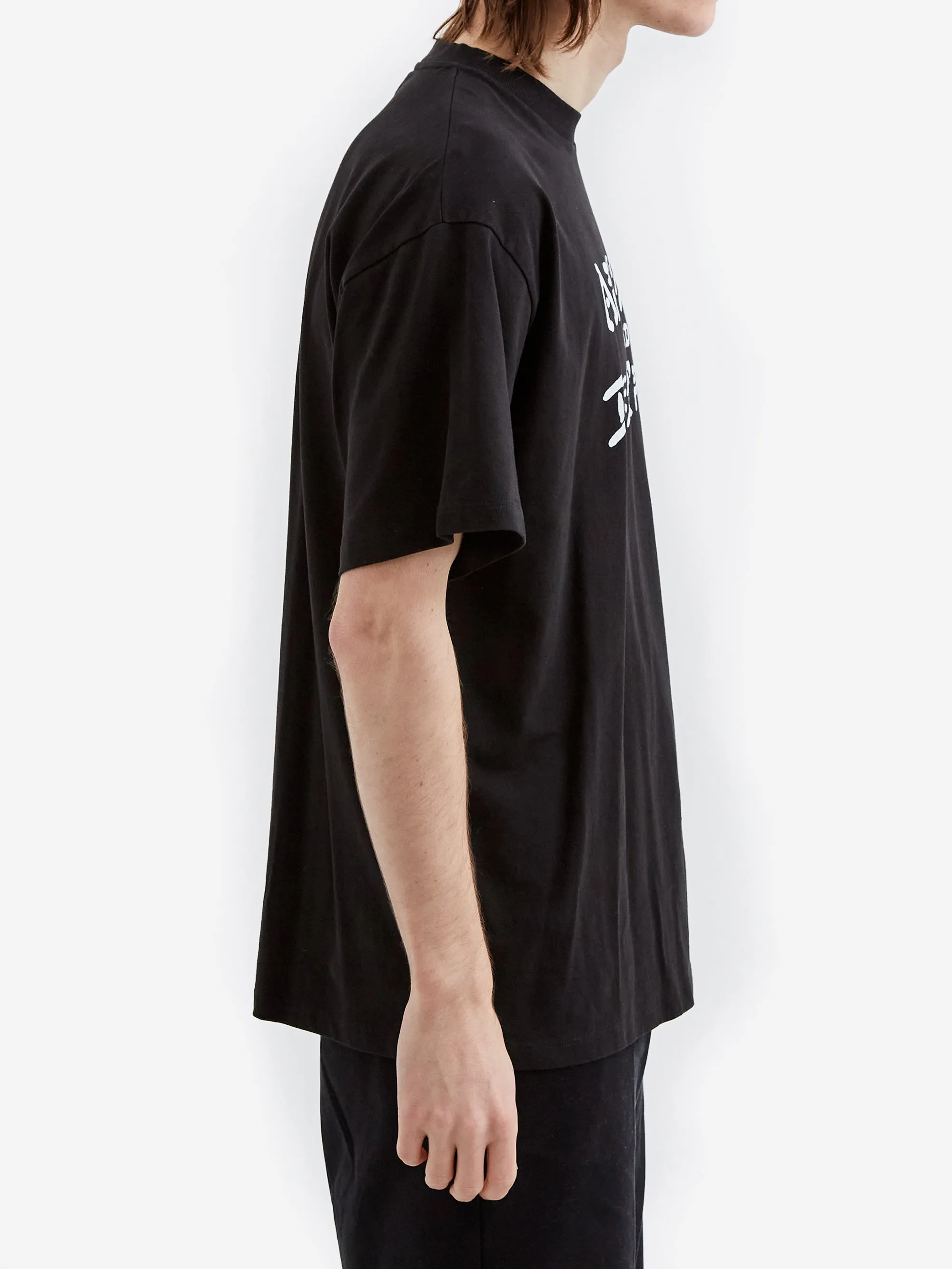 Aries Vintage Aries and Destroy SS Tee - Black