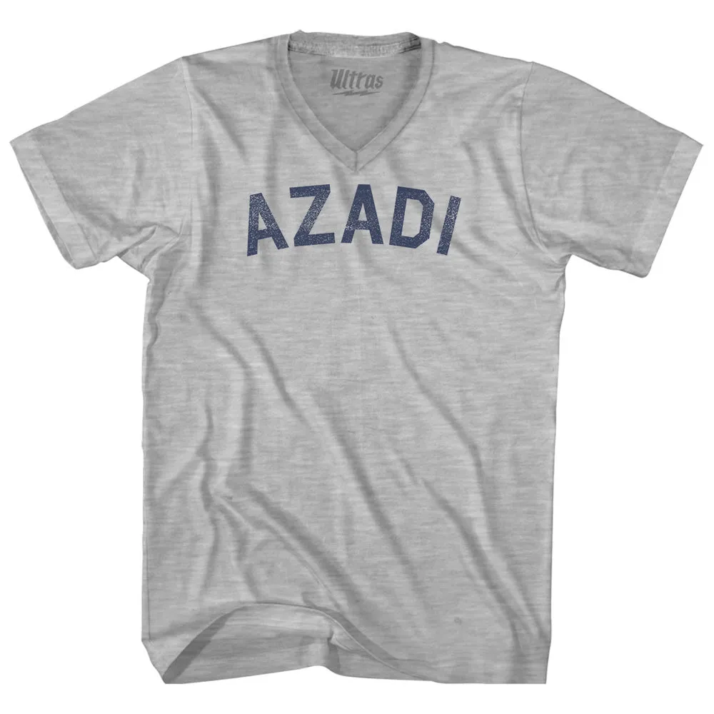 Azadi Adult Cotton V-neck T-shirt