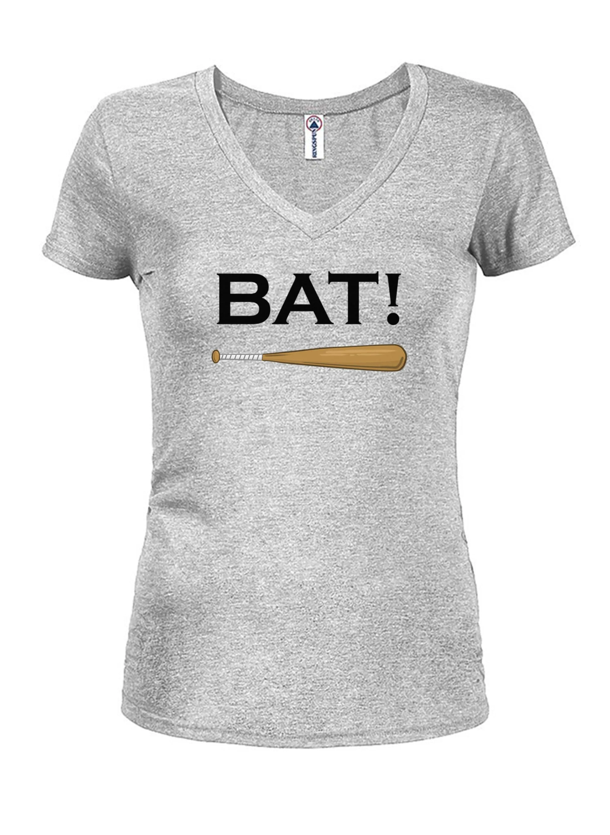 BAT! Juniors V Neck T-Shirt