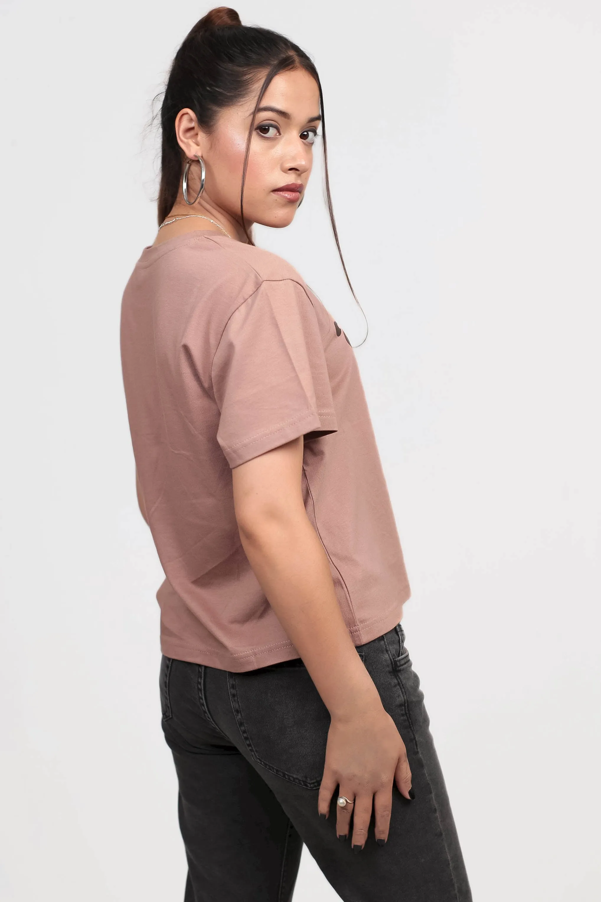 Brown Graphic T-shirt