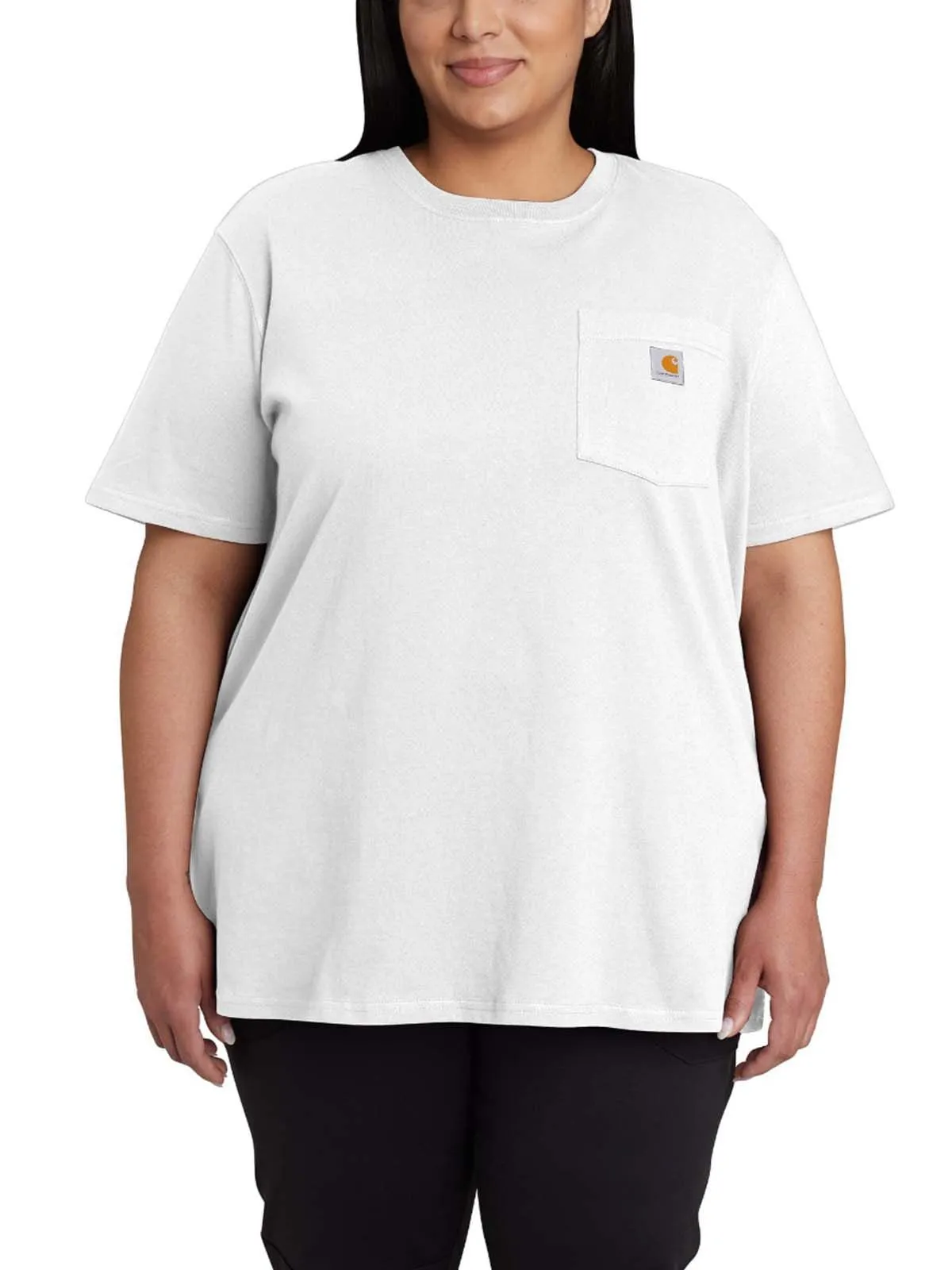 Carhartt&#x20;103067&#x20;Women&#x27;s&#x20;Pocket&#x20;s&#x2F;s&#x20;T-Shirt&#x20;-&#x20;White