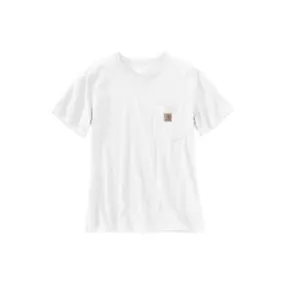 Carhartt&#x20;103067&#x20;Women&#x27;s&#x20;Pocket&#x20;s&#x2F;s&#x20;T-Shirt&#x20;-&#x20;White