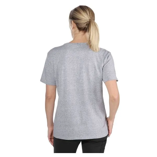 Carhartt&#x20;103592&#x20;Women&#x27;s&#x20;Logo&#x20;T-Shirt&#x20;s&#x2F;s&#x20;-&#x20;Heather&#x20;Grey