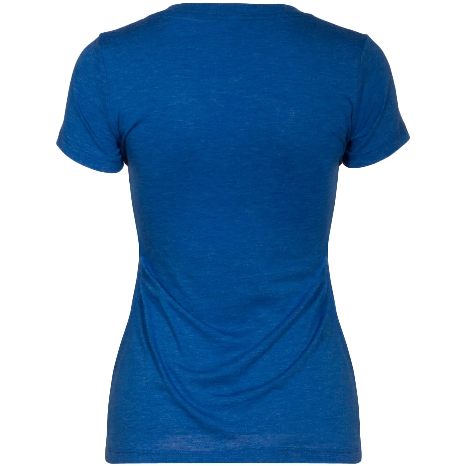 Chicago Women's Royal Distressed Flag Triblend V-Neck Tee