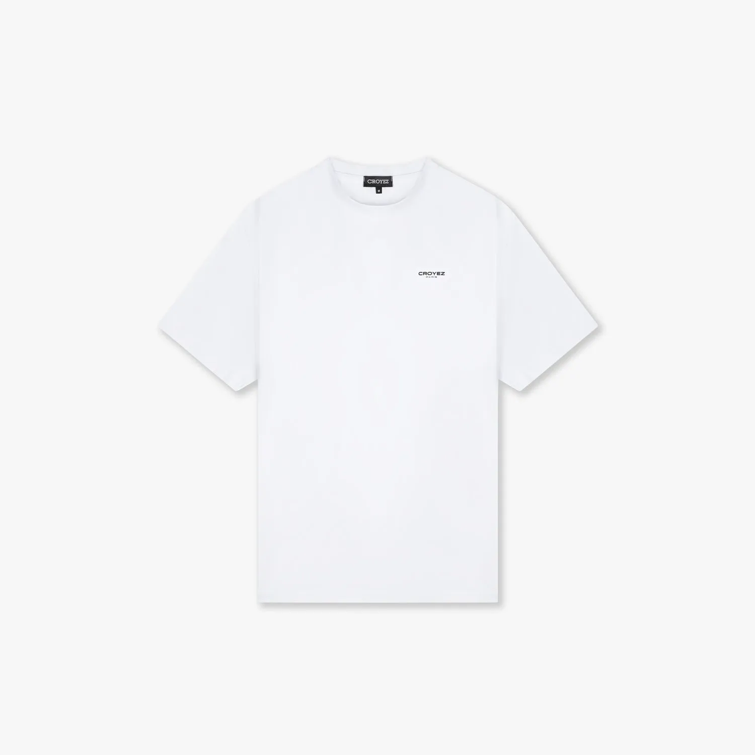 Croyez Basic T-Shirt Wit - Zwart