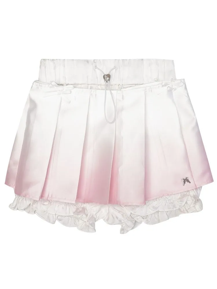 Cute pleated short skirt【s0000002175】