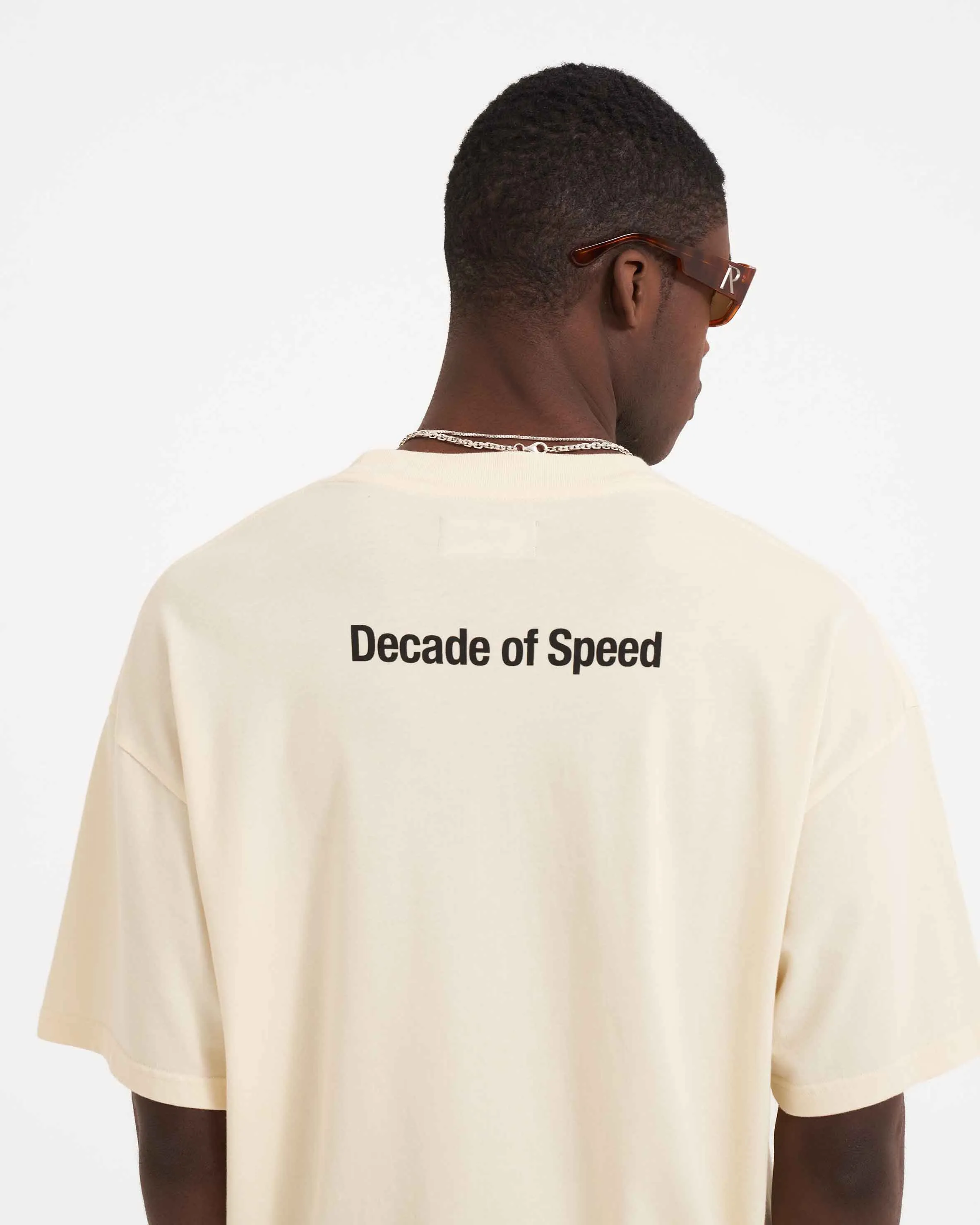 Decade Of Speed T-Shirt - Cream