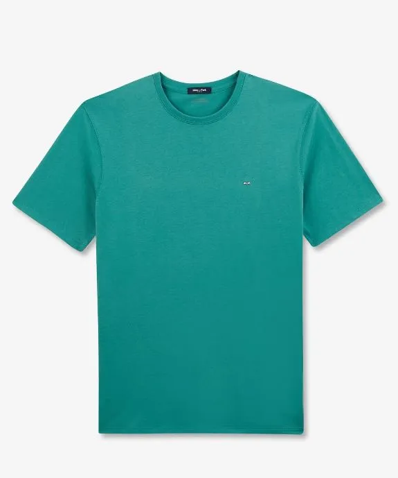 Eden Park Classic Round Neck Green Tee Green