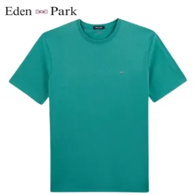 Eden Park Classic Round Neck Green Tee Green