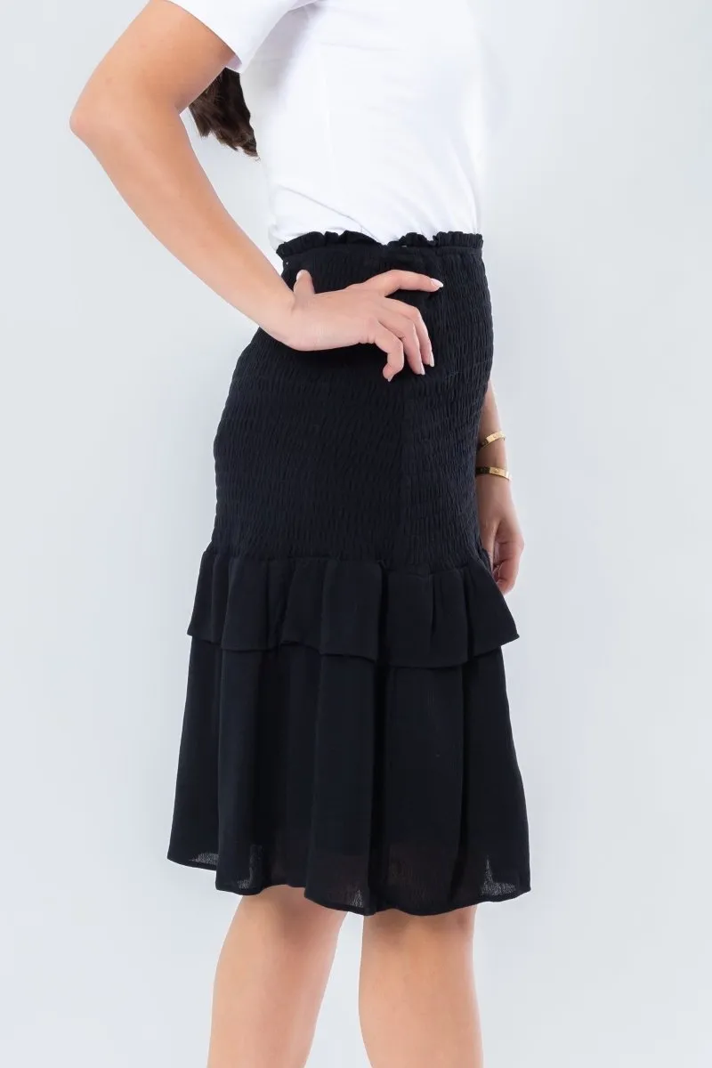 EMILY SKIRT (BLACK) 23"