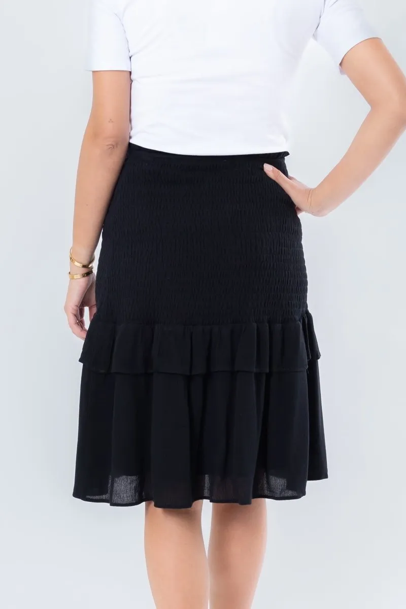 EMILY SKIRT (BLACK) 23"
