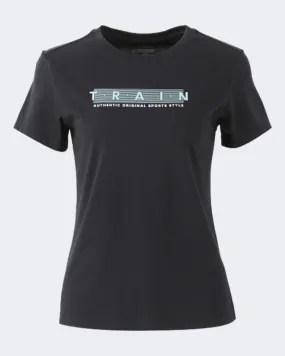 Erke Crew Neck Women Lifestyle T-Shirt Black 12222291294-004