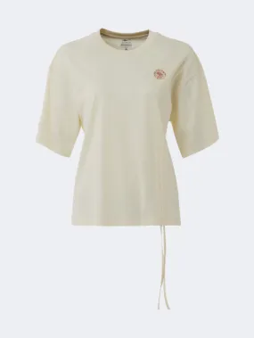 Erke Crew Neck Women Lifestyle T-Shirt Glacier White