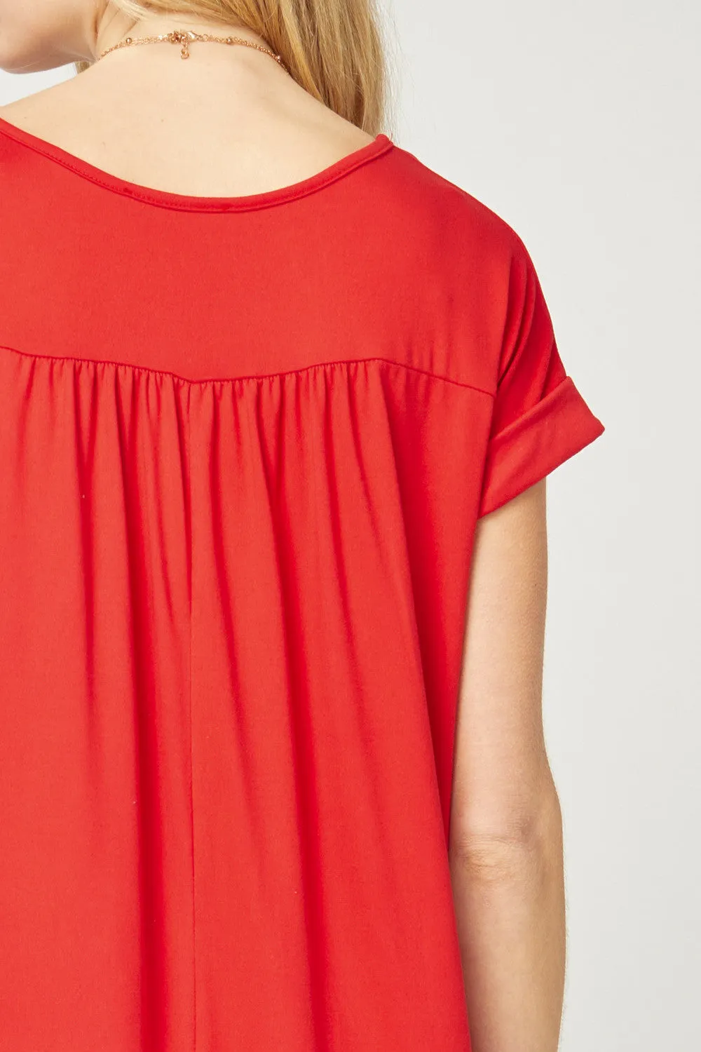 Everyday Pocket Maxi Dress, Tangerine