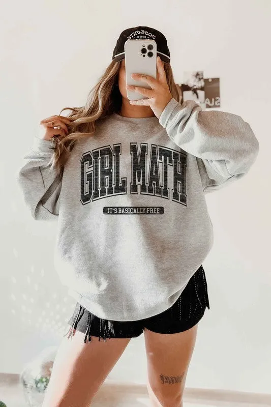 Girl Math Graphic Sweatshirt