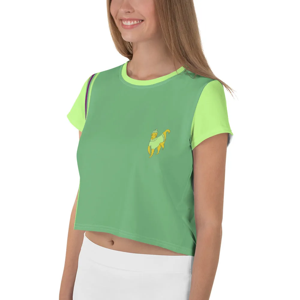 Green Crop Tee.