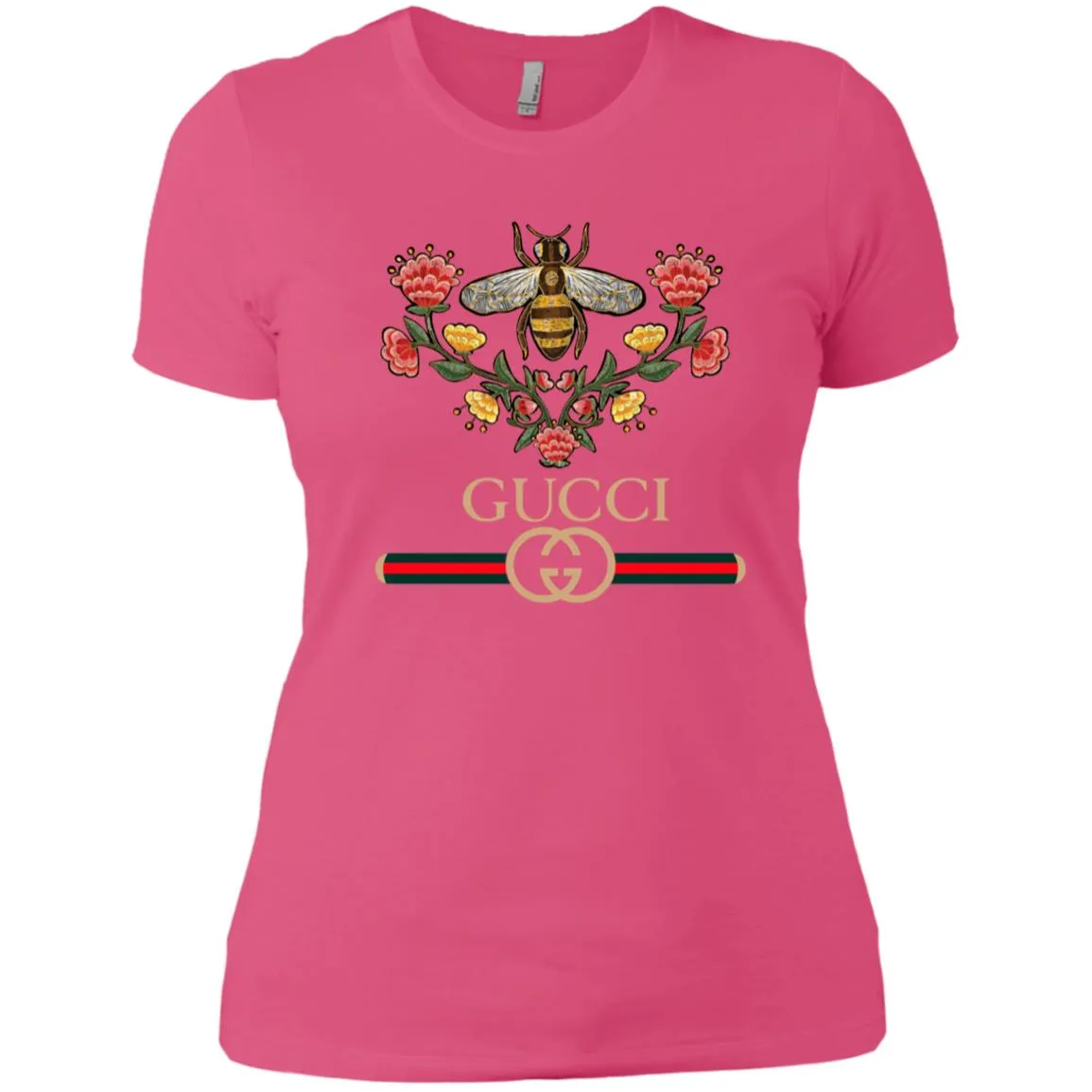Gucci Logo T-shirt Women Cotton T-Shirt