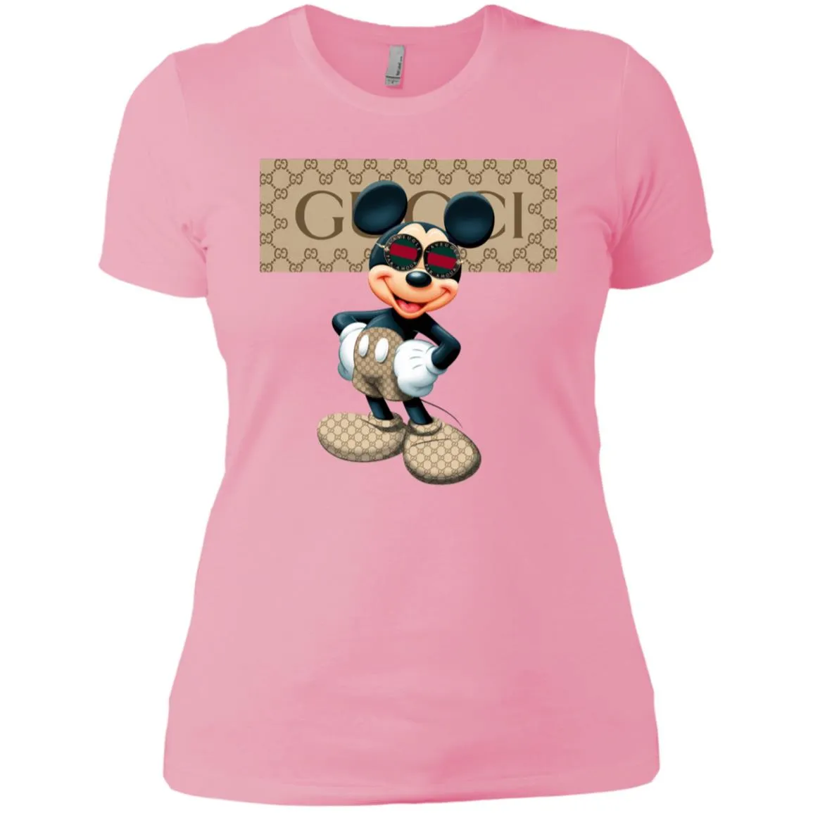 Gucci Mickey Gift Birthday T-shirt Women Cotton T-Shirt
