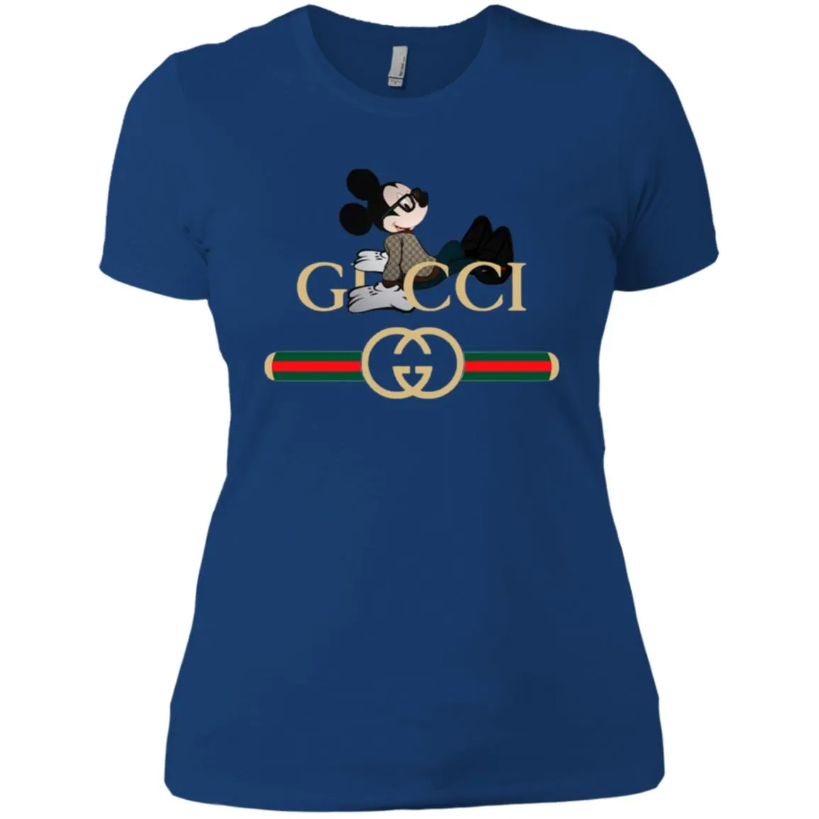 Gucci Mickey T-shirt Women Cotton T-Shirt