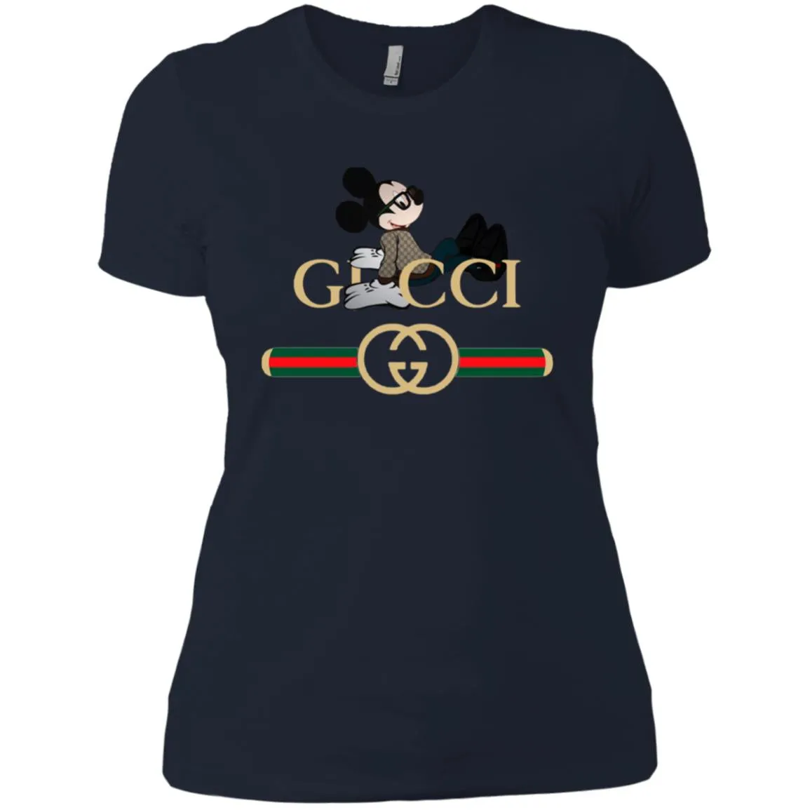 Gucci Mickey T-shirt Women Cotton T-Shirt