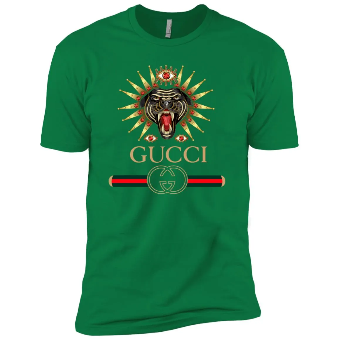 Gucci Tiger Best T-shirt Men Short Sleeve T-Shirt