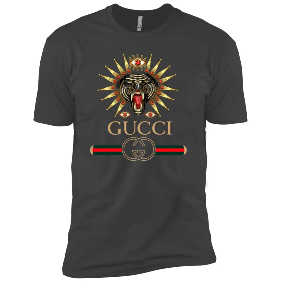Gucci Tiger Best T-shirt Men Short Sleeve T-Shirt