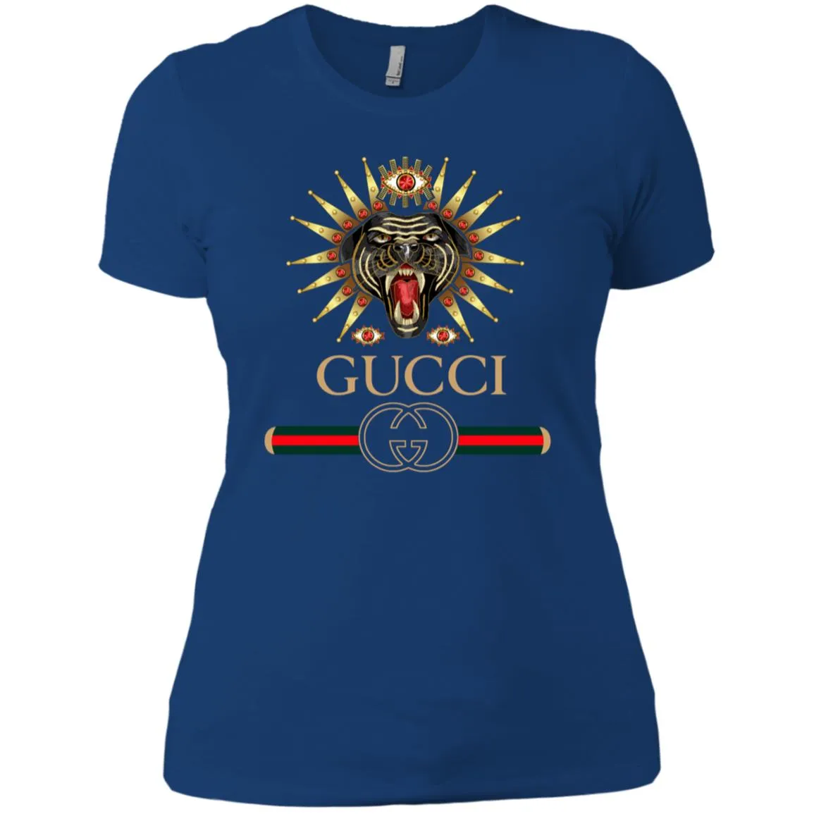 Gucci Tiger Best T-shirt Women Cotton T-Shirt
