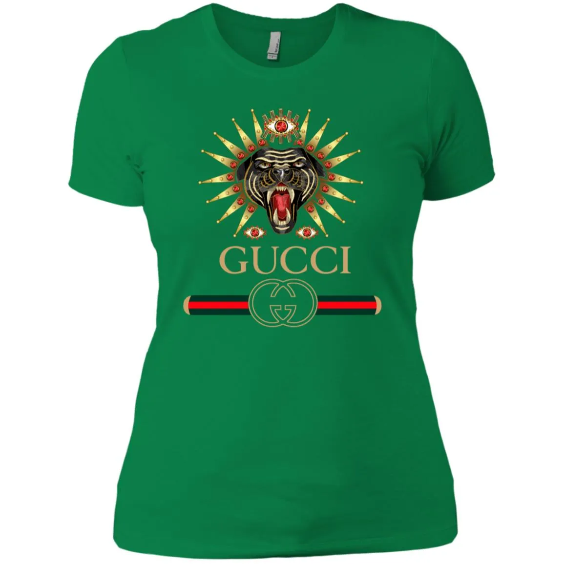 Gucci Tiger Best T-shirt Women Cotton T-Shirt