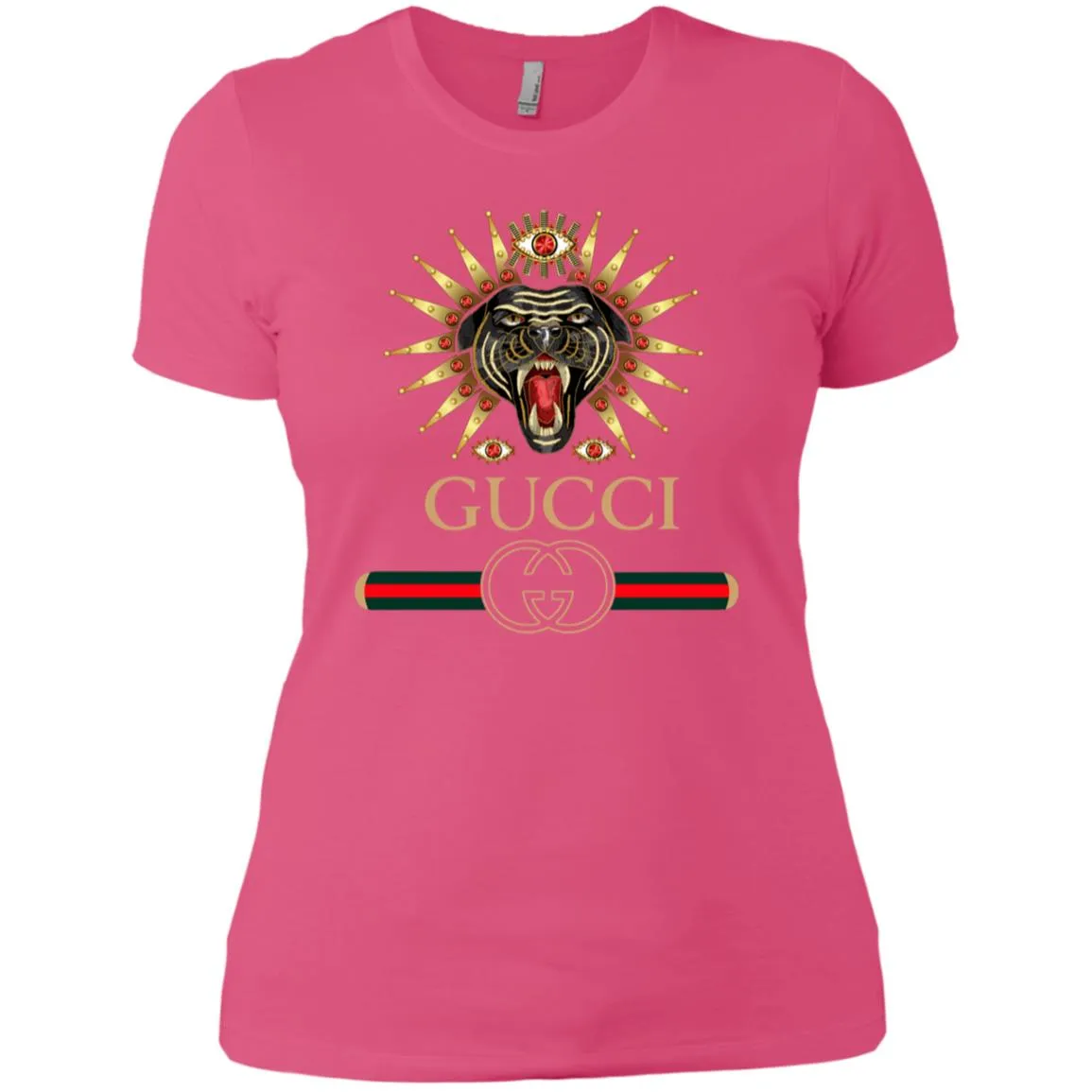 Gucci Tiger Best T-shirt Women Cotton T-Shirt