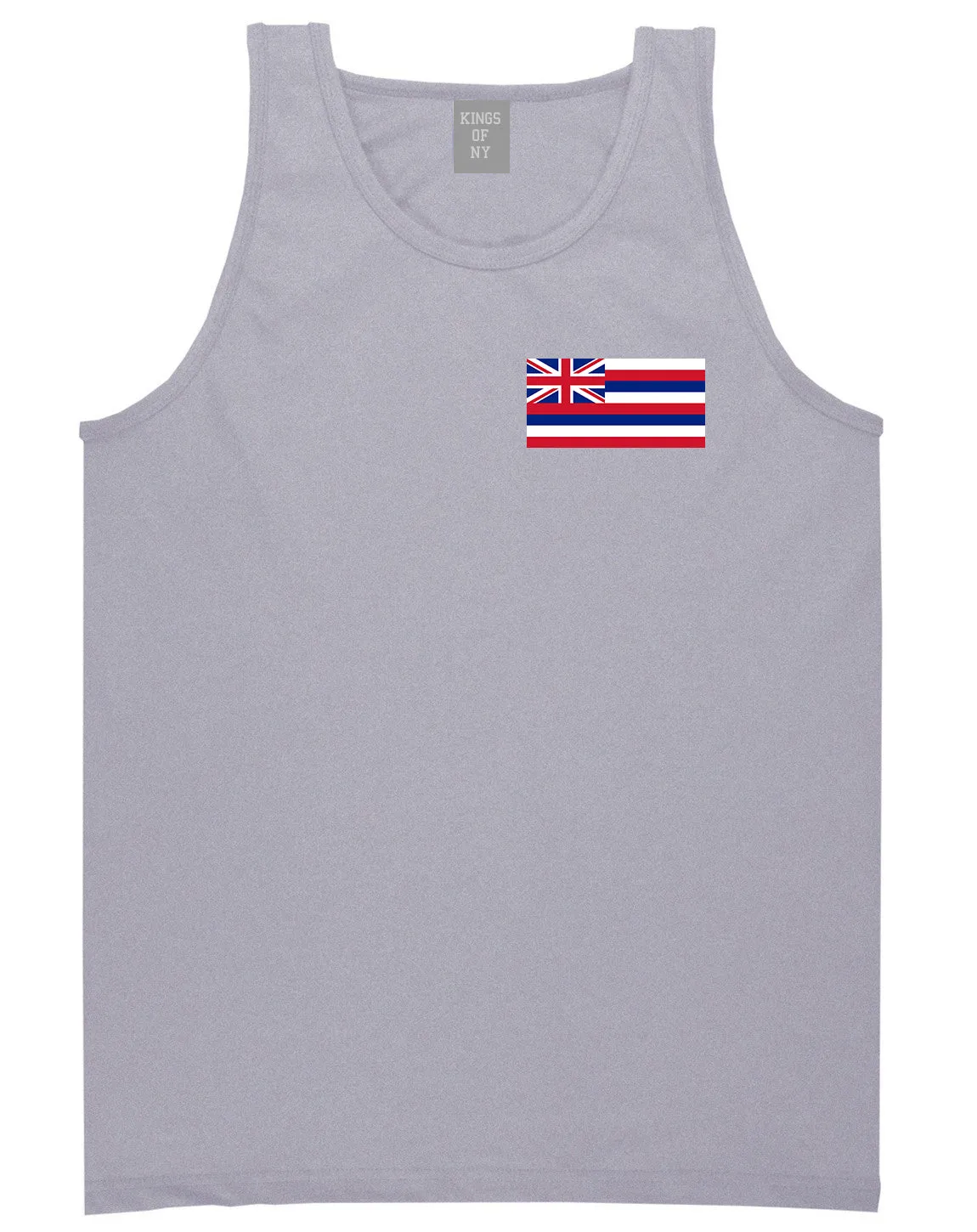 Hawaii State Flag HI Chest Mens Tank Top T-Shirt