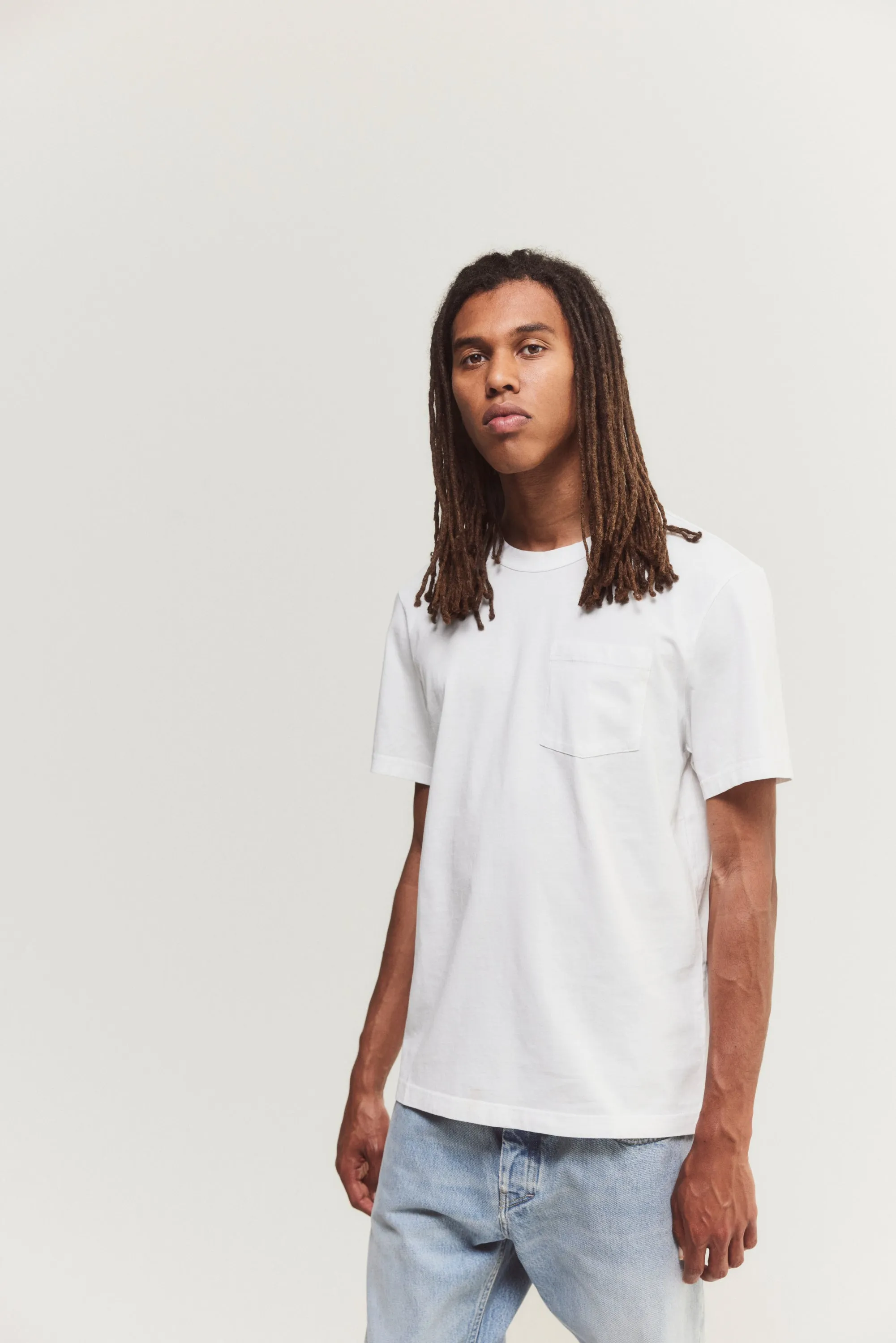 John Pocket Tee White