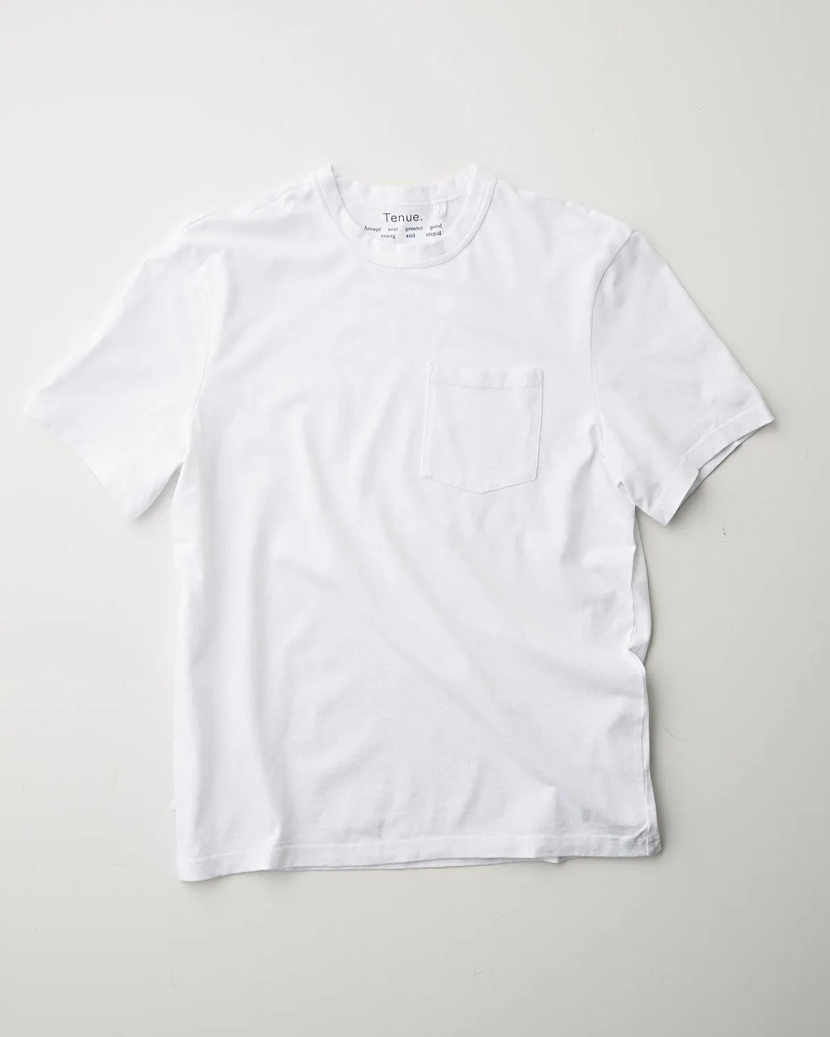 John Pocket Tee White