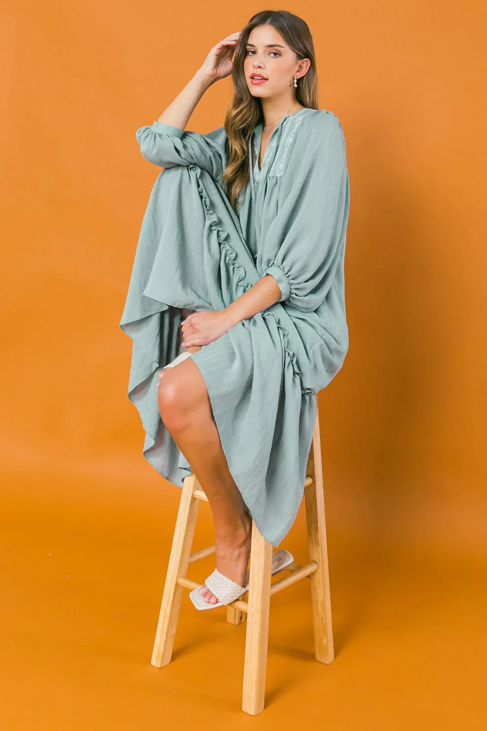 Kaftan Shift Dress