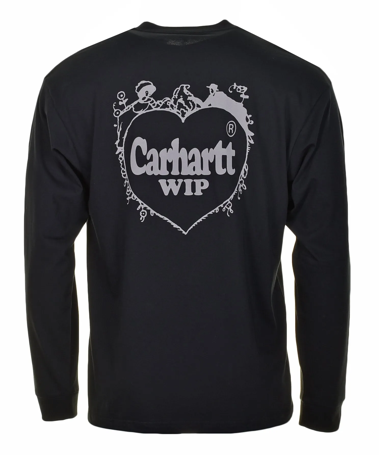 Long Sleeve Spree T Shirt Black