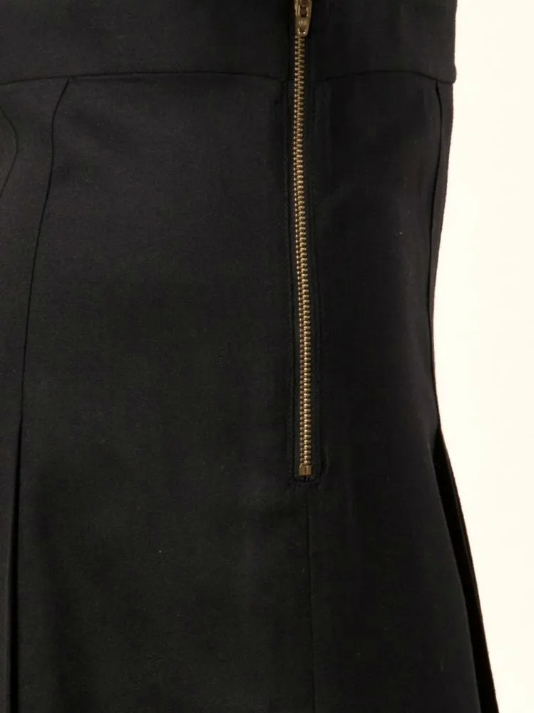 Men's Pleated Short Kilt  / Asymmetric Skirt