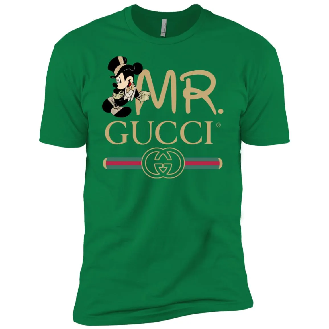 Mr Mickey Gucci Couple Disney Shirt Valentine's Day T-shirt Men Short Sleeve T-Shirt