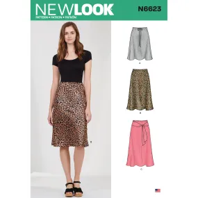 New Look Sewing Pattern N6623 - Misses' Skirts in Three Lengths
