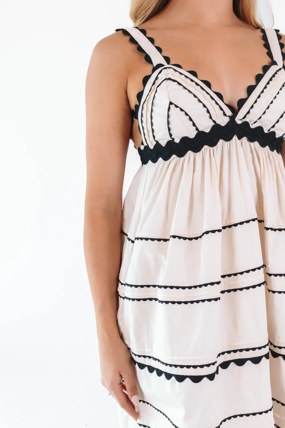 Nice To Know Midi Dress - Natural