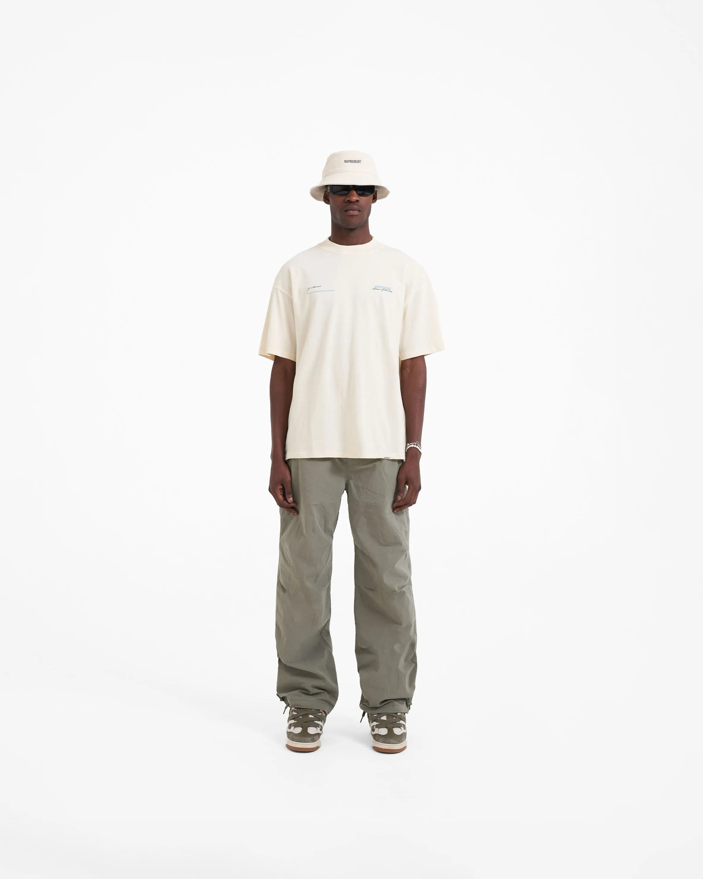 Patron Of The Club T-Shirt - Buttercream Powder Blue