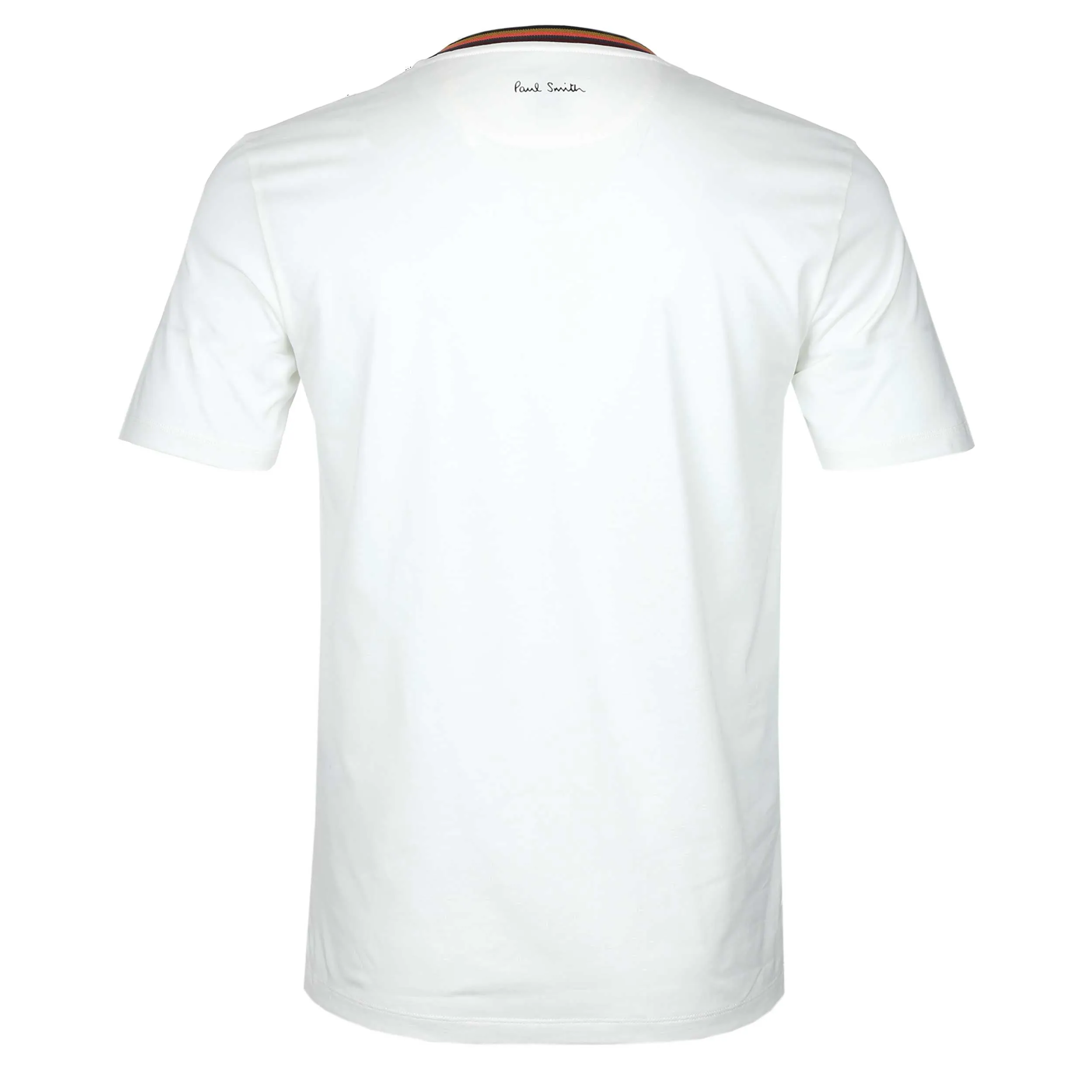 Paul Smith Stripe Rib T Shirt in White