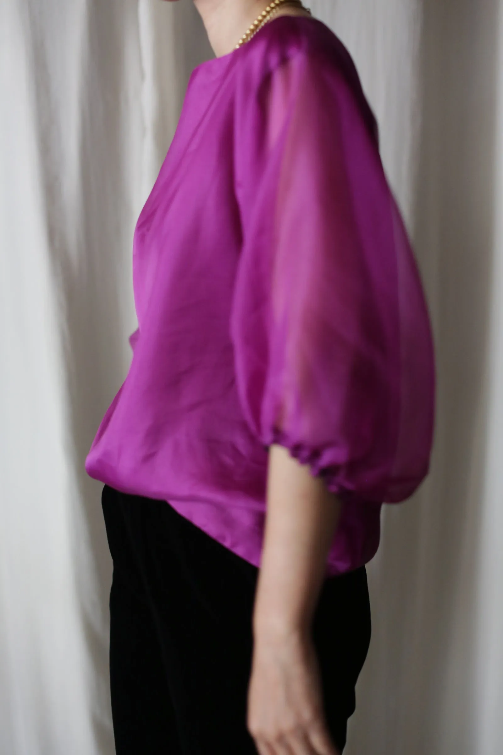 Poppy Top | Fuchsia