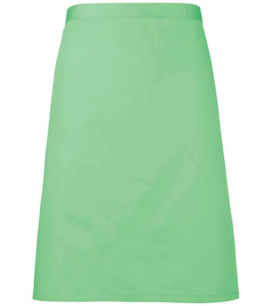 Premier 'Colours' Mid Length Apron | Apple Green