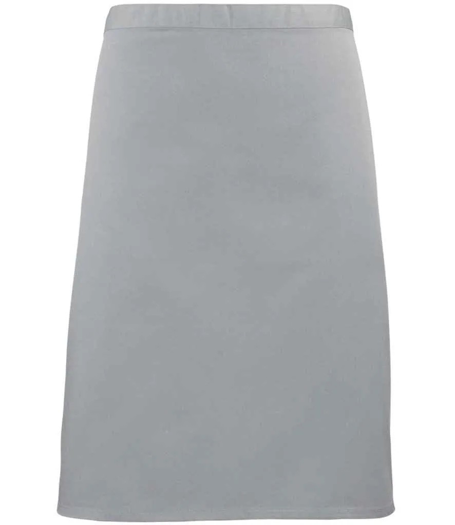 Premier 'Colours' Mid Length Apron | Silver