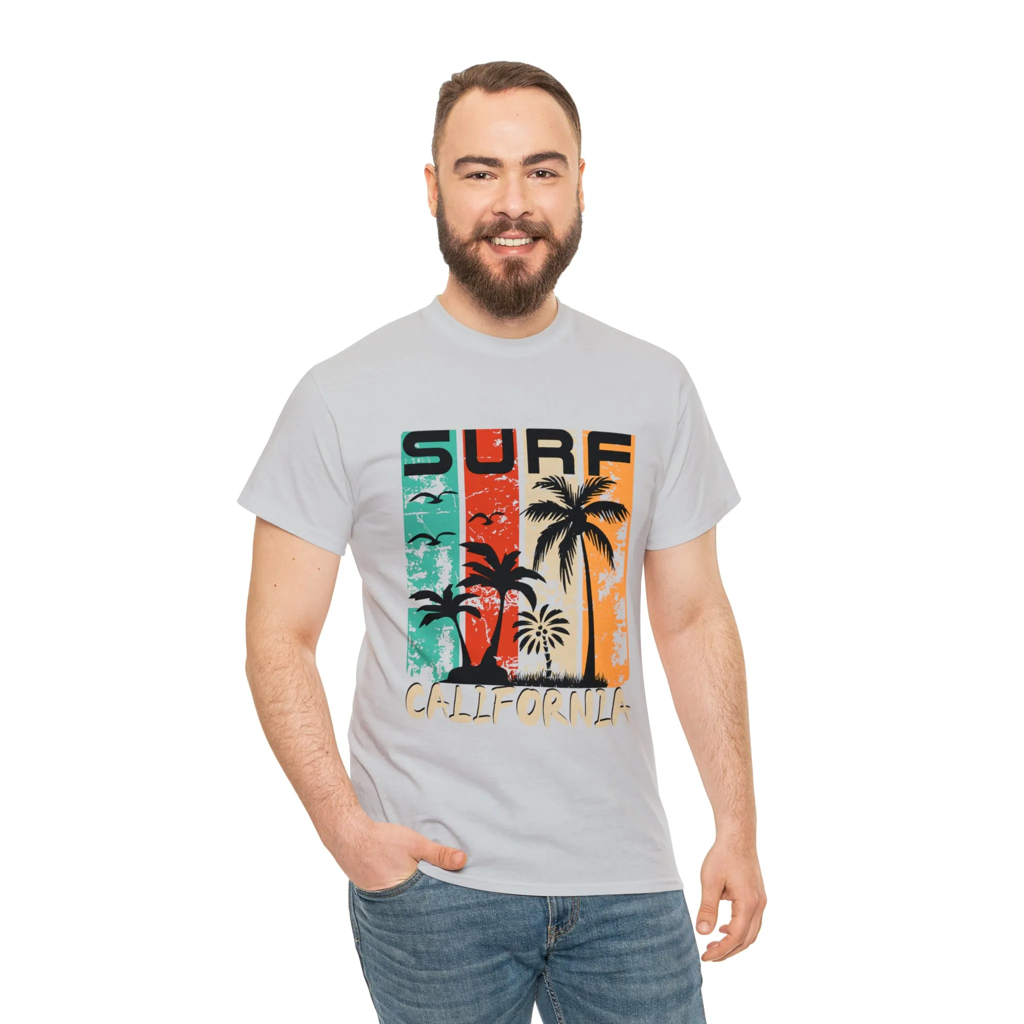 Surf California Cotton Tee