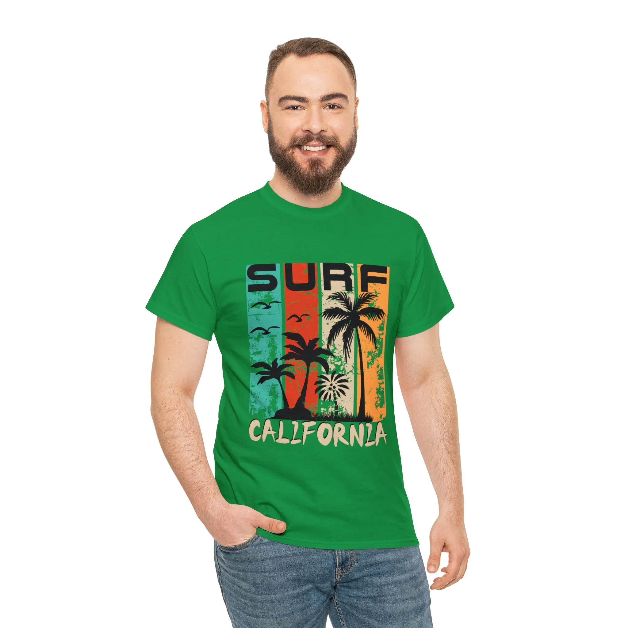 Surf California Cotton Tee
