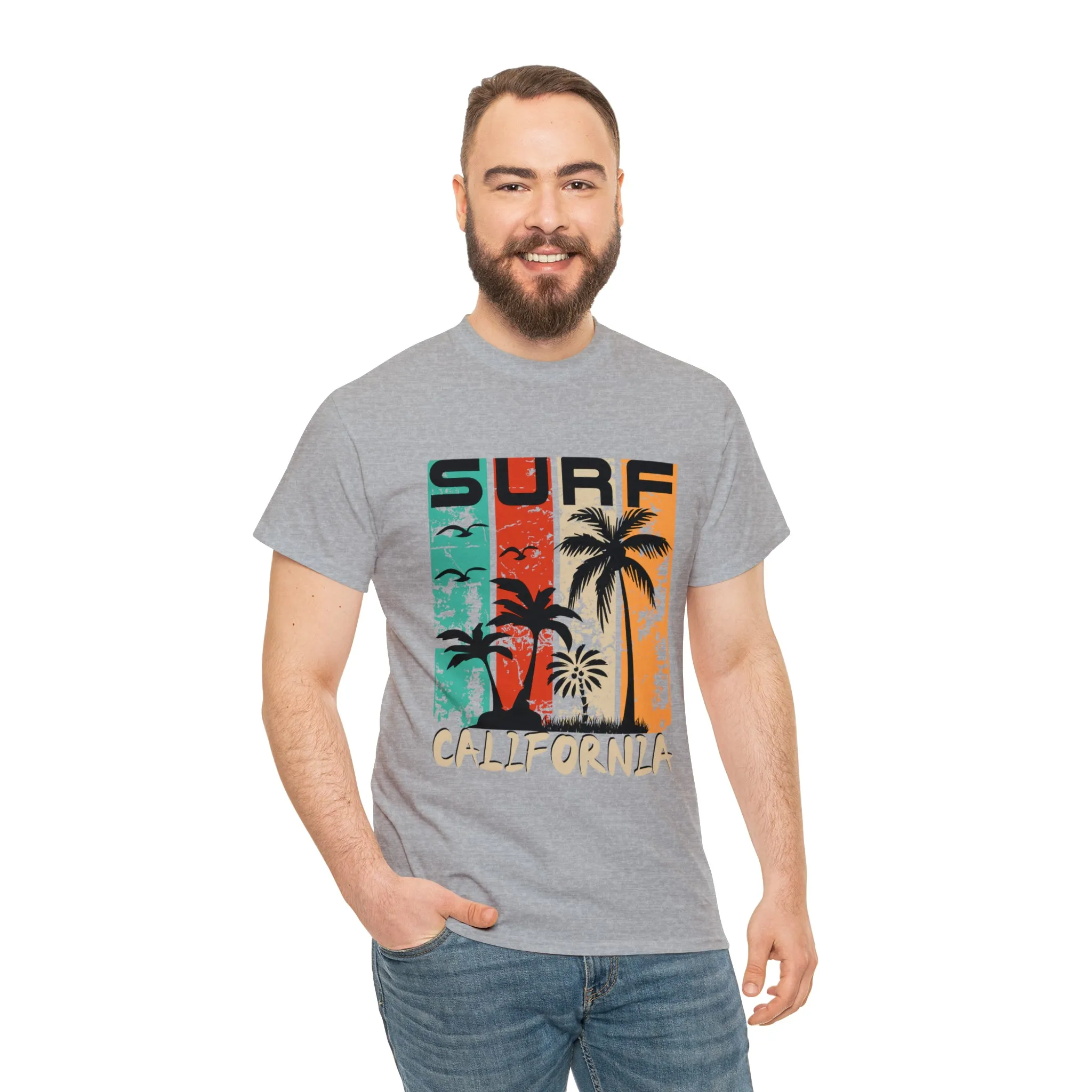 Surf California Cotton Tee