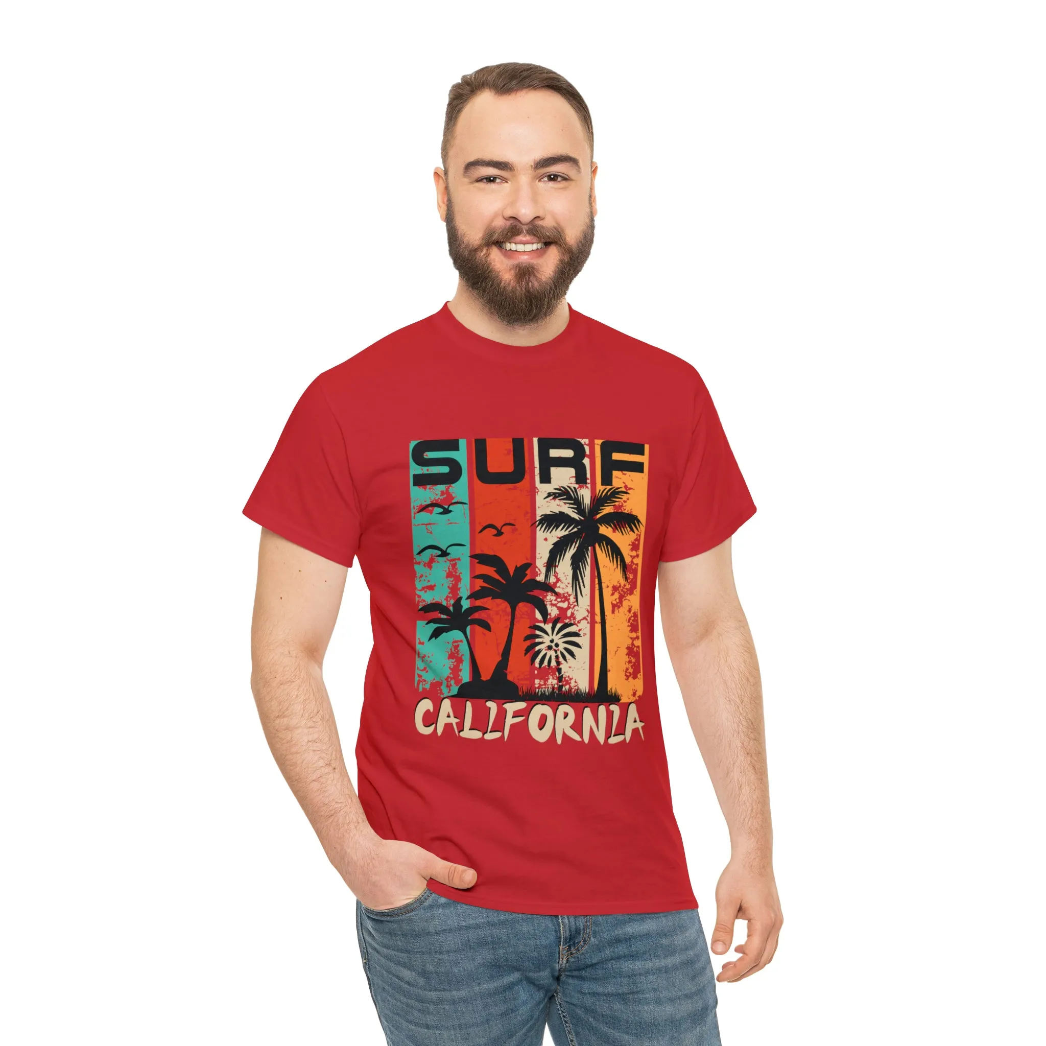 Surf California Cotton Tee