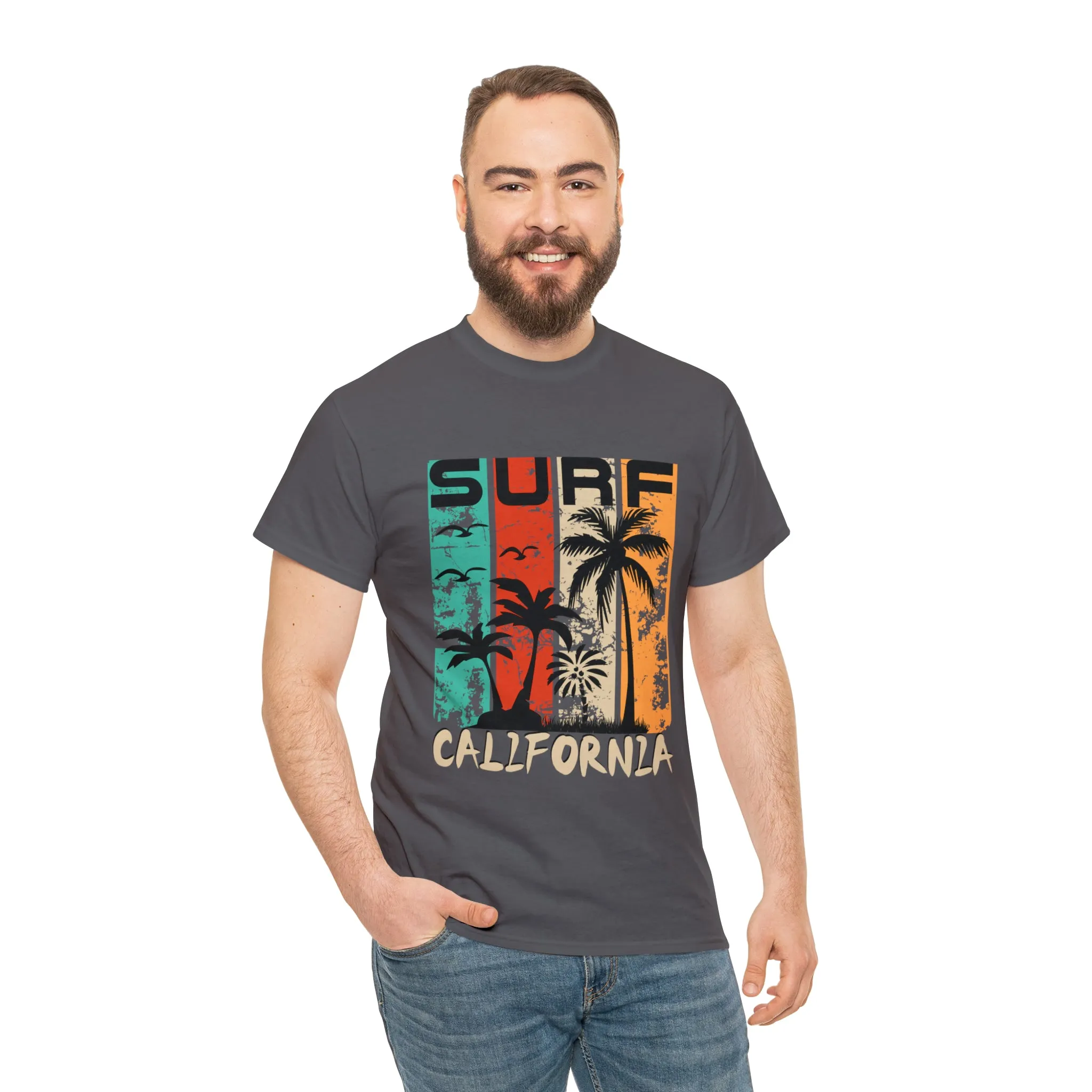 Surf California Cotton Tee